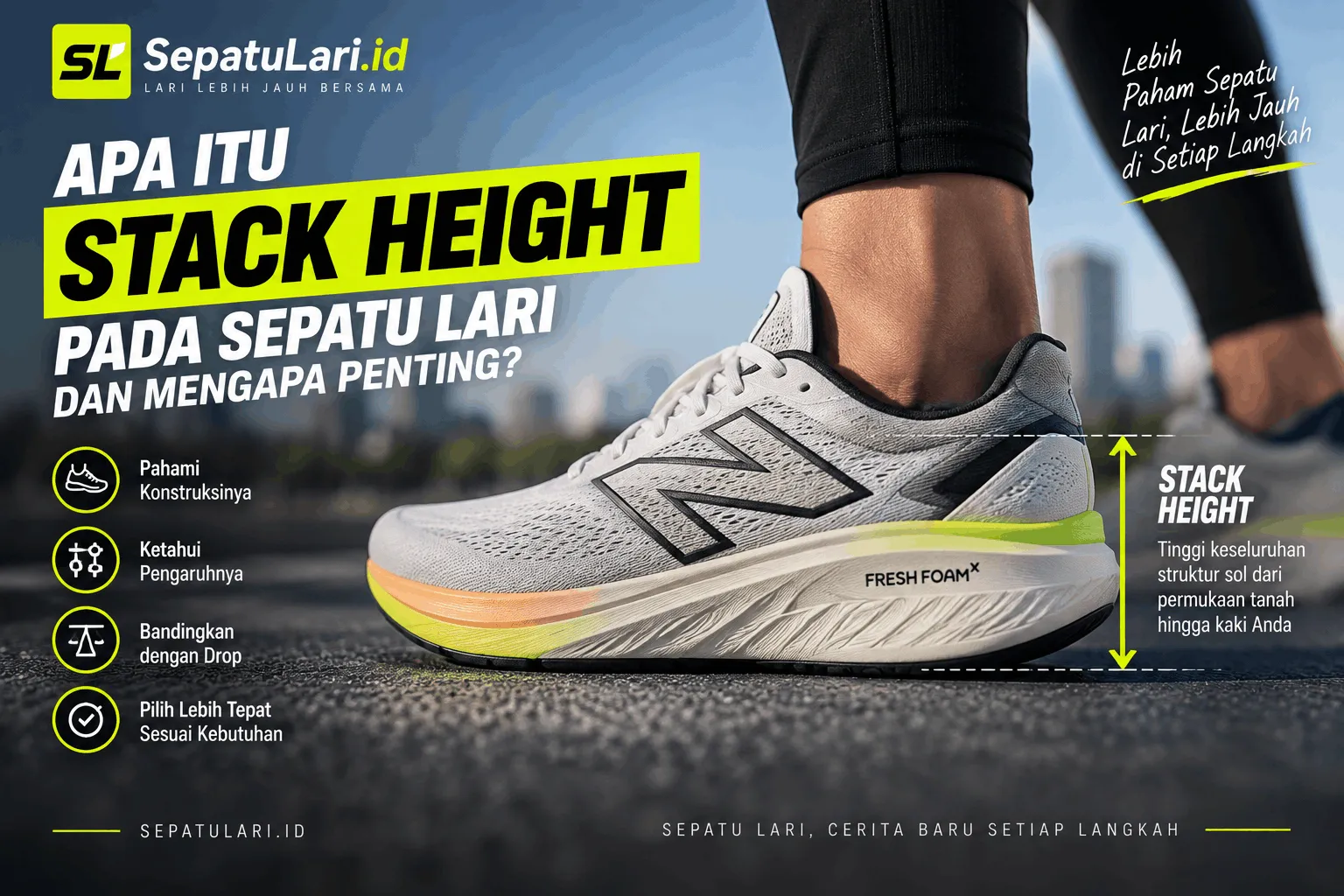 Apa Itu Stack Height pada Sepatu Lari dan Mengapa Penting?