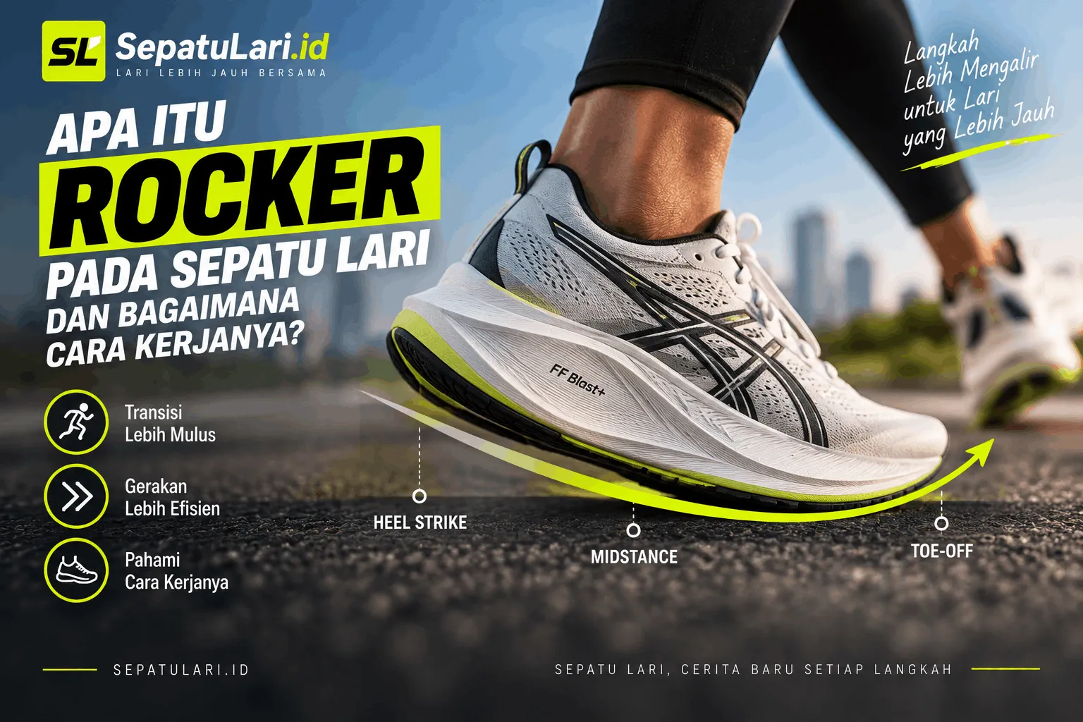 Apa Itu Rocker pada Sepatu Lari dan Bagaimana Cara Kerjanya?