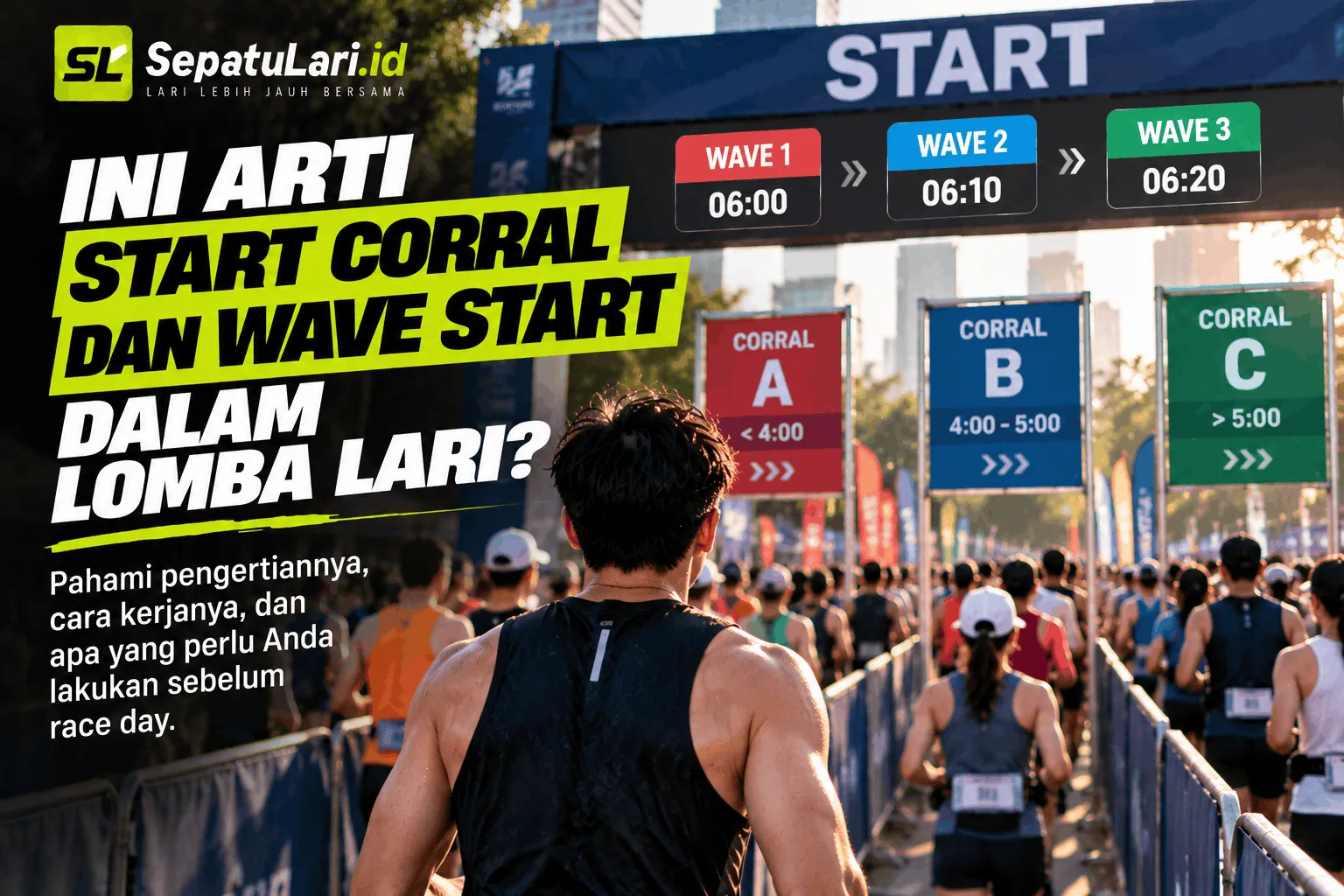 Ini Arti Start Corral dan Wave Start dalam Lomba Lari?